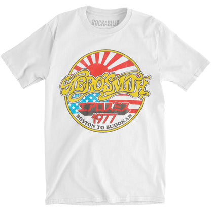 Aerosmith Boston to Budokan Slim Fit T-shirt Front