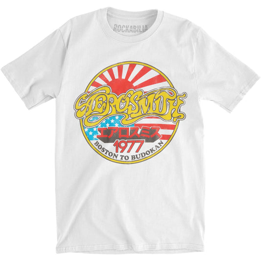 Aerosmith Boston to Budokan Slim Fit T-shirt Front