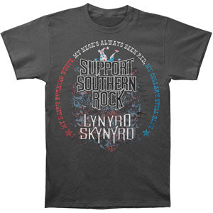 Lynyrd Skynyrd Support Southern Rock T-shirt Front