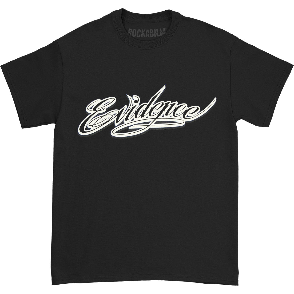 Evidence Script T-shirt Front