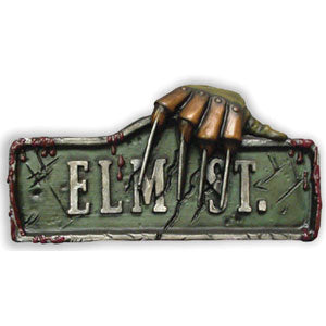 Nightmare On Elm Street Elm Street Sign Movie Prop Front