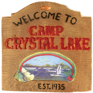 Friday The 13th Camp Crystal Lake Movie Prop