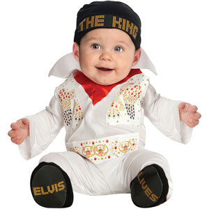 Newborn Elvis Presley Costume Costume Front