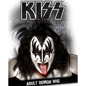 KISS Demon Wig Costume Accessory
