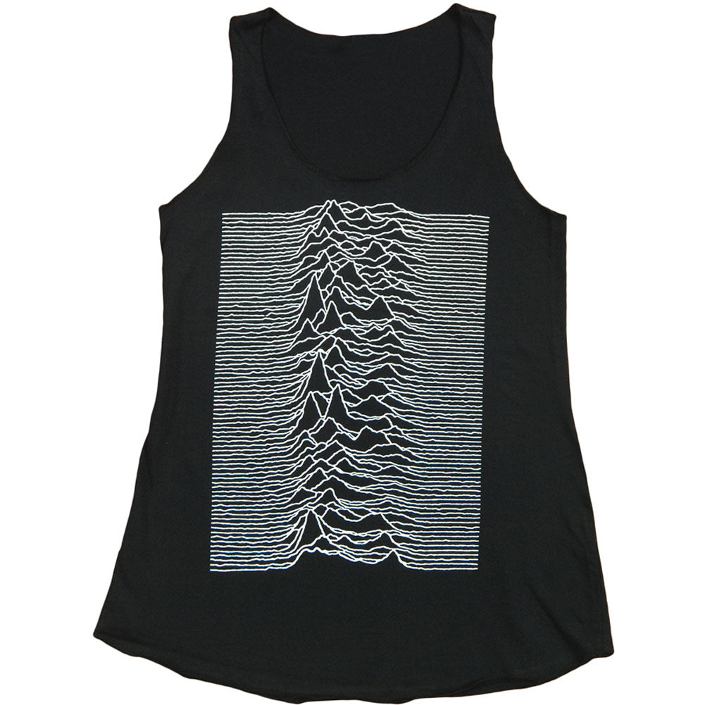 Joy Division Unknown Pleasures Jrs Tank Womens Tank Front