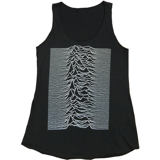 Joy Division Unknown Pleasures Jrs Tank Womens Tank Front