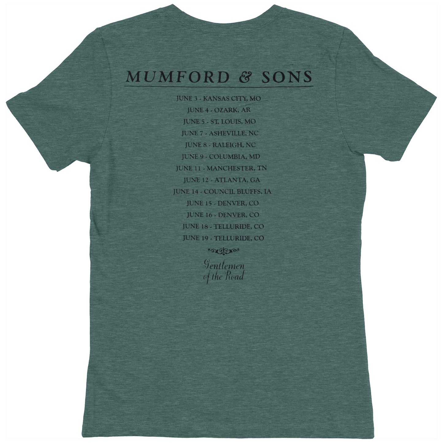 Mumford & Sons Gentleman Of The Road Tour Soft Junior Top