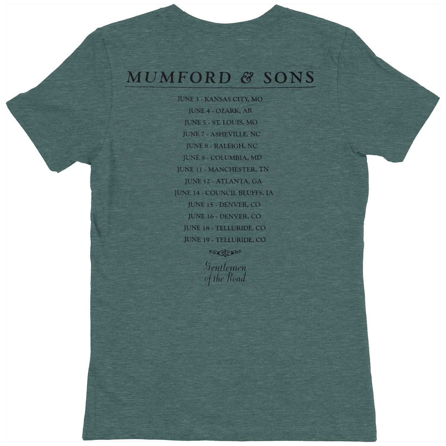 Mumford & Sons Gentleman Of The Road Tour Soft Junior Top