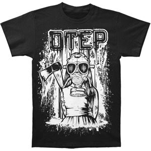 Otep Little Girl Gas Mask T-shirt Front