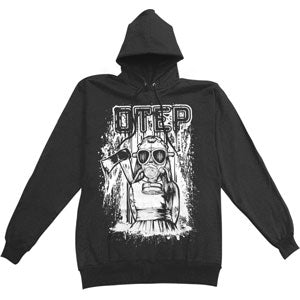 Otep Little Girl Gas Mask Hooded Sweatshirt Front