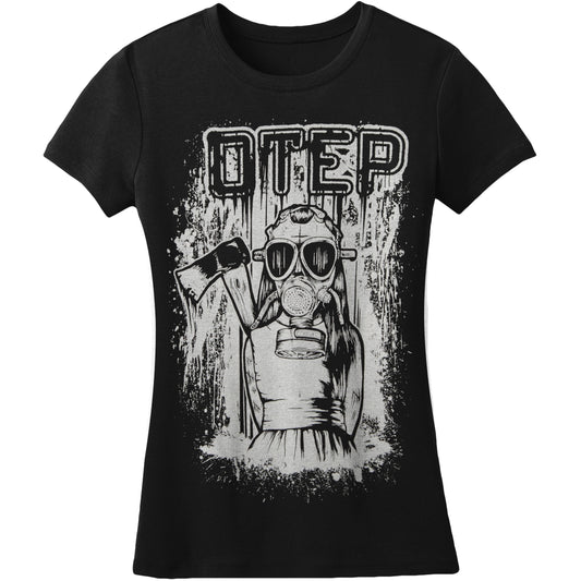 Otep Little Girl Gas Mask Junior Top Front