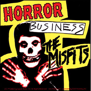Misfits Horror Business Sticker Front