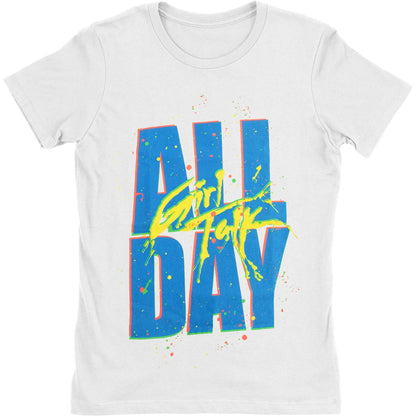 Girl's White All Day Junior Top