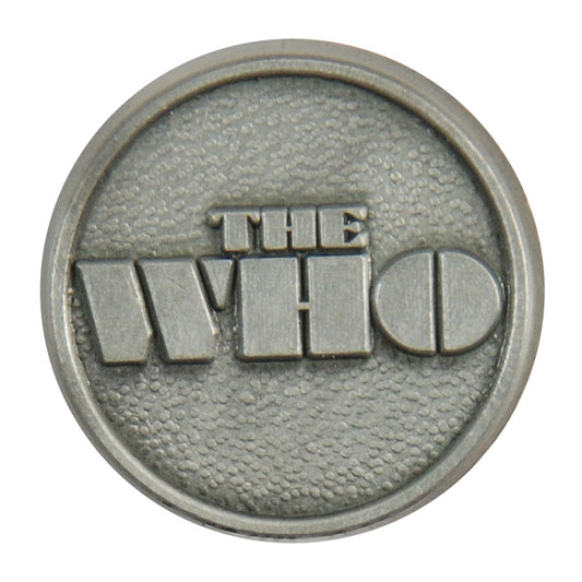 Stencil Logo Pewter Pin Badge