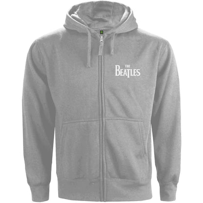 Beatles White Album (Back Print) Zippered Hooded Sweatshirt