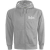 White Album (Back Print) Zippered Hooded Sweatshirt