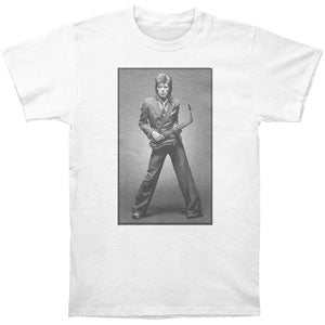 David Bowie Sax Potrait Slim Fit T-shirt Front