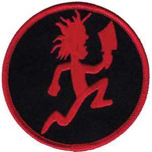 Insane Clown Posse Running Man Embroidered Patch Front