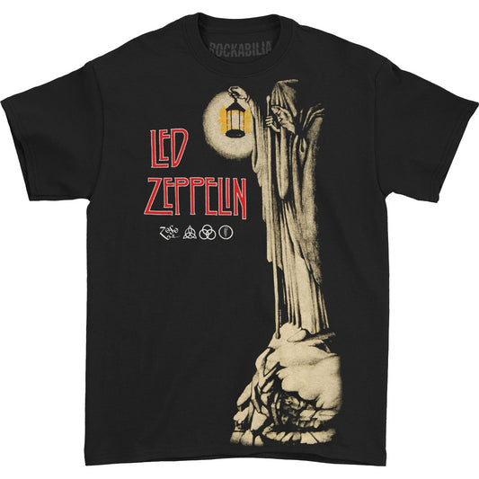Led Zeppelin Hermit Black Tee T-shirt Front