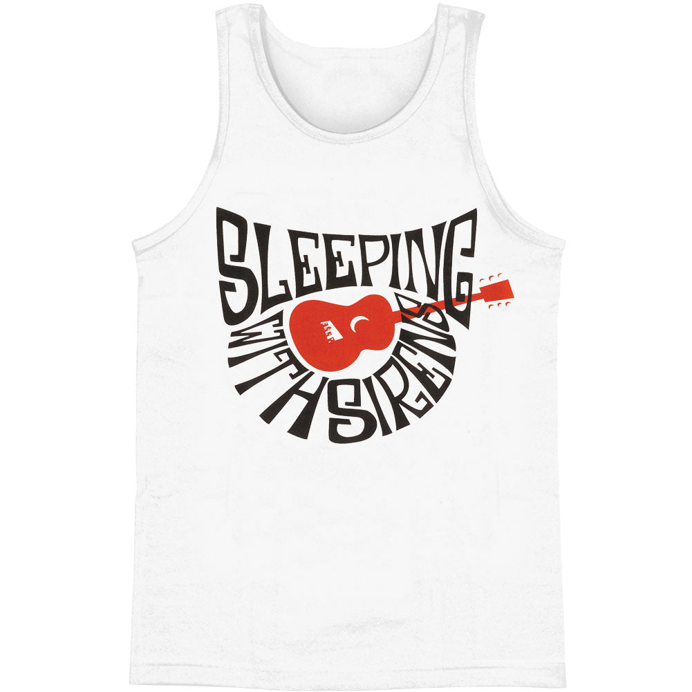 Sleeping With Sirens Guitar Mens Tank Front
