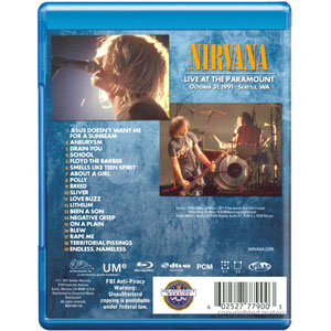 Nirvana Blu-Ray