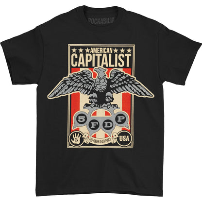Five Finger Death Punch Capitalist 2012 Tour T-shirt Front