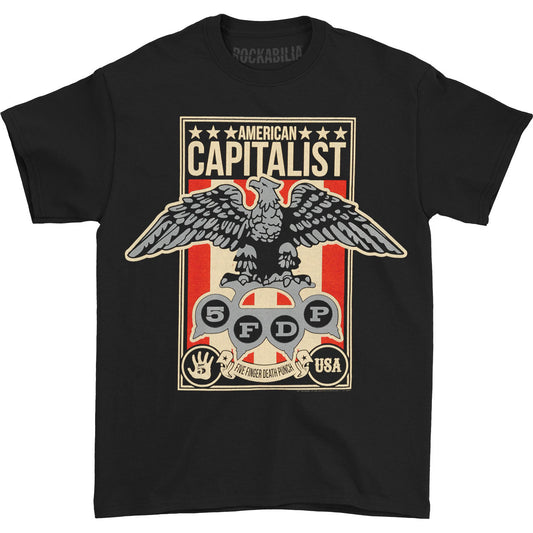Five Finger Death Punch Capitalist 2012 Tour T-shirt Front