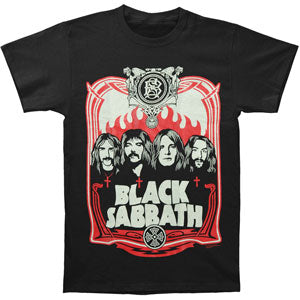 Black Sabbath Black Sabbath Red Flames Tee T-shirt