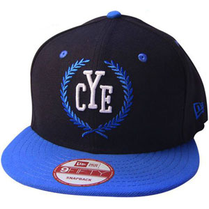 Close Your Eyes Black And Blue Baseball Cap Front