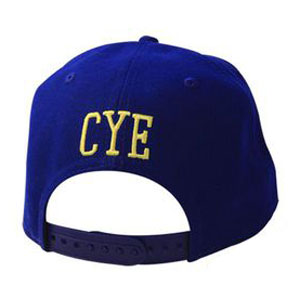 Close Your Eyes Blue And Gold Baseball Cap Back
