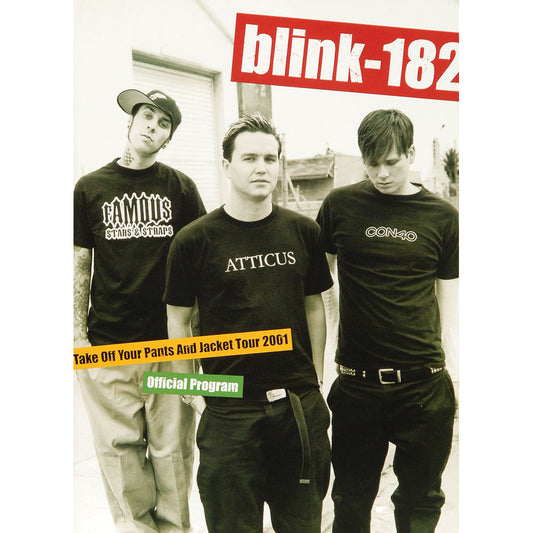 Blink 182 Pants & Jackets 2001 Tour Book
