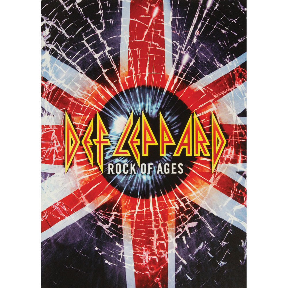 Def Leppard Rock Of Ages Tour Book Front