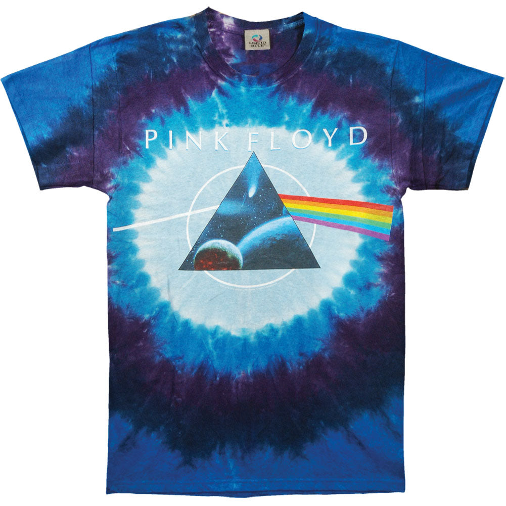 Pink Floyd Dark Side Galaxy Tie Dye T-shirt Front