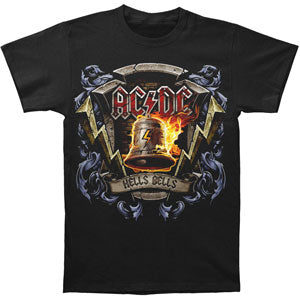AC/DC Hells Bells Shield T-shirt Front