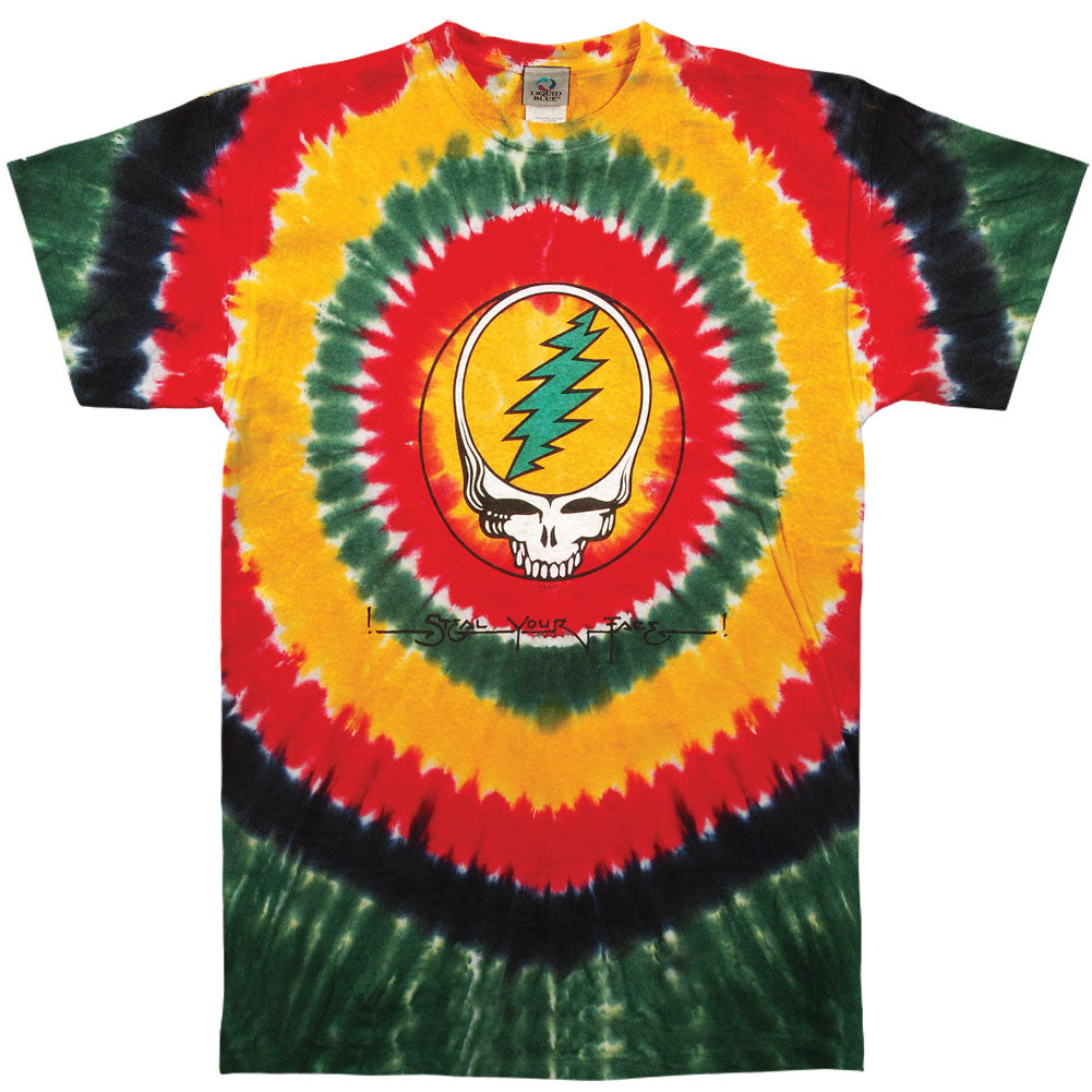 Grateful Dead Rasta SYF Tie Dye T-shirt Front