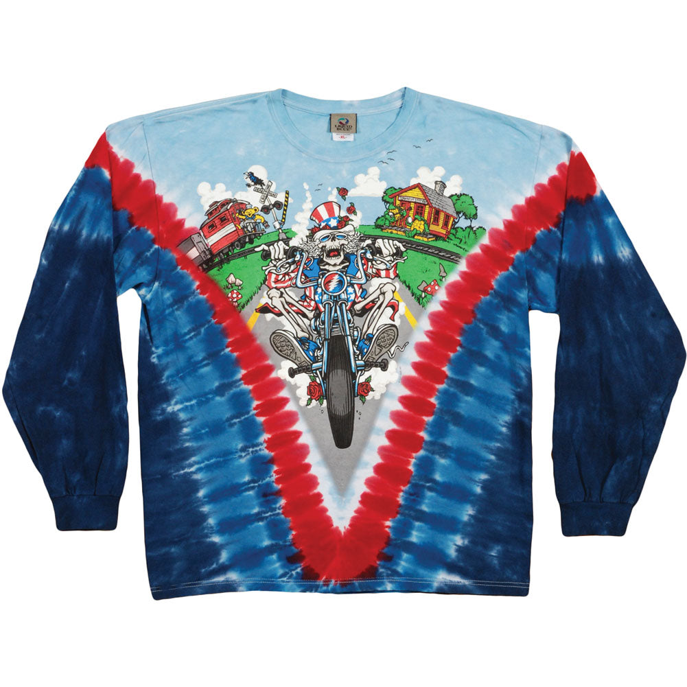 Grateful Dead Moto Sam Tie Dye  Long Sleeve Front