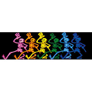 Grateful Dead Rainbow Dancers Mini Sticker
