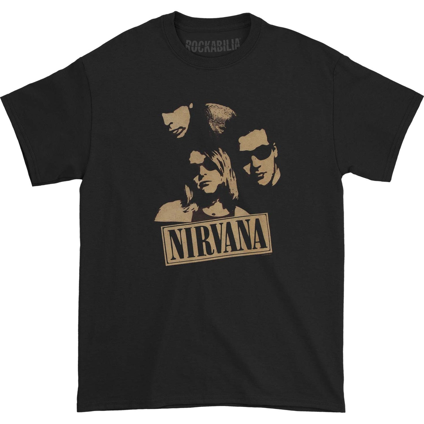 Nirvana Band Stencil T-shirt