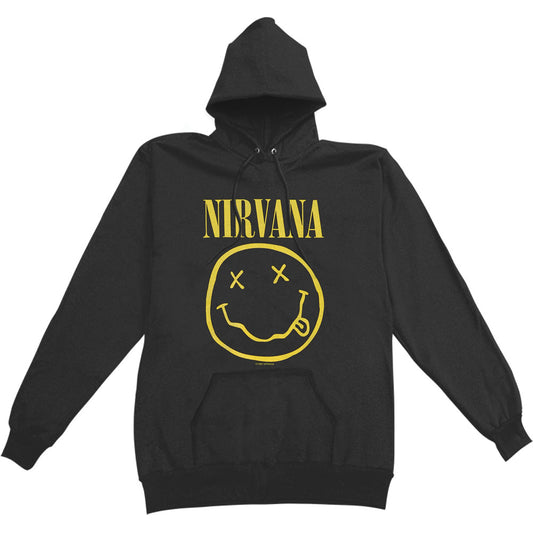 Nirvana Yellow Smiley Hooded Sweatshirt Front
