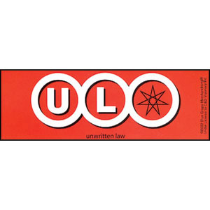 Unwritten Law Sticker Front