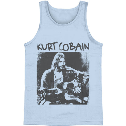 Nirvana Kurt Cobain Acoustic Mens Tank Front
