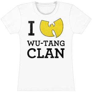 I Love Wu Tang Clan Tissue T Tissue Junior Top Front