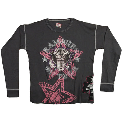 Ramones On Tour Thermal  Long Sleeve Front