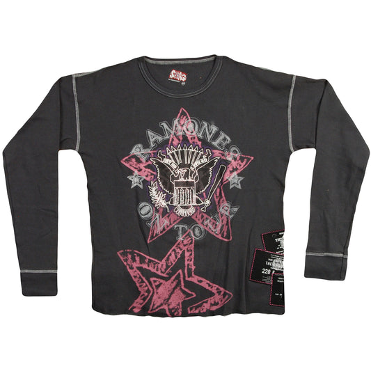 Ramones On Tour Thermal  Long Sleeve Front