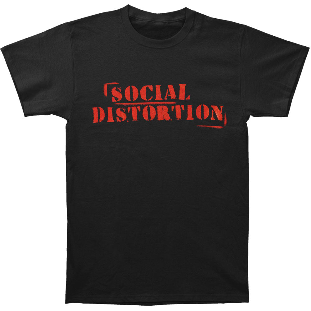 Social Distortion Stencil Logo T-shirt