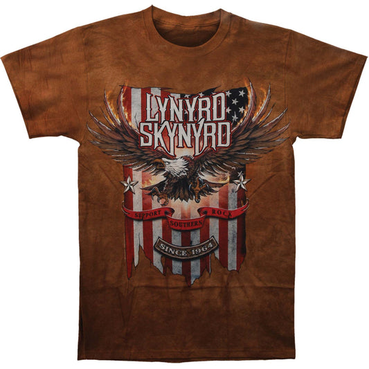 Lynyrd Skynyrd Support Southern Rock Tie Dye T-shirt Front
