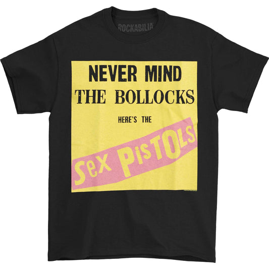 Sex Pistols Black Nevermind The Bollocks T-shirt Front