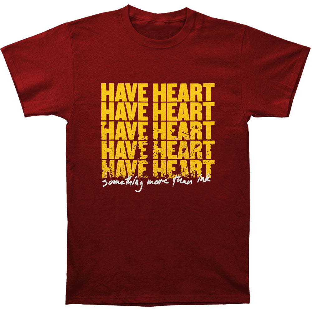 Have Heart Something More Than Ink Maroon T-shirt
