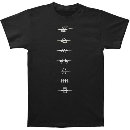 Naruto Village Symbols T-shirt Front