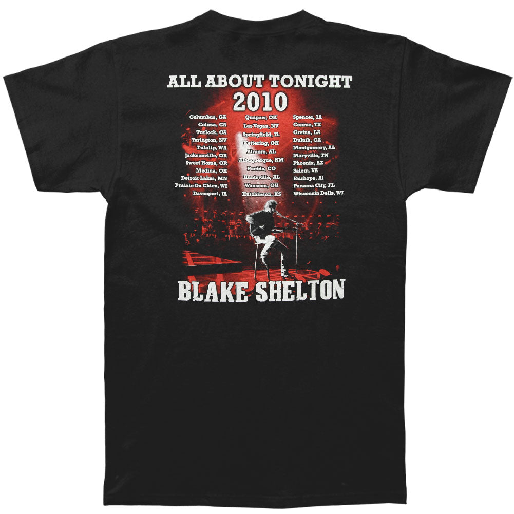 Blake Shelton Standing Live 2010 Tour T-shirt